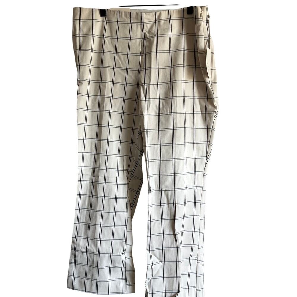 A New Day Women's Plus Size Cream High Rise Pull-On Pants - Size 16 - NWT